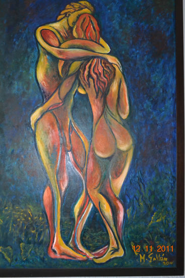 Romance Oil Canvas Figure Painting