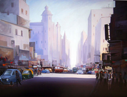 City at Early Morning
