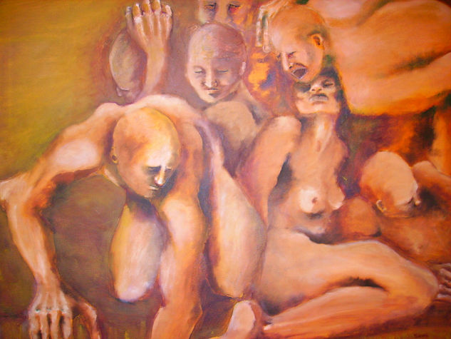 sin titulo Oil Canvas Figure Painting