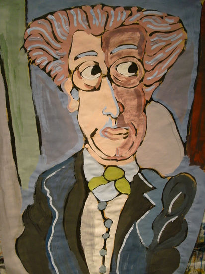 Gustav Mahler Acrylic Paper Portrait