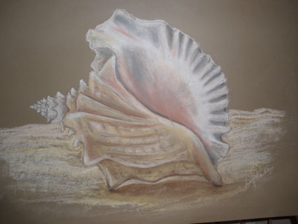 Caracol en pastel