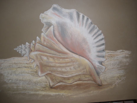 Caracol en pastel