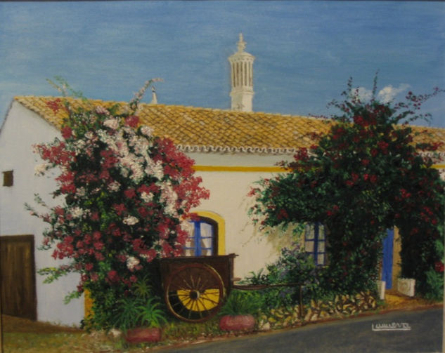 casa portuguesa Oil Canvas Landscaping