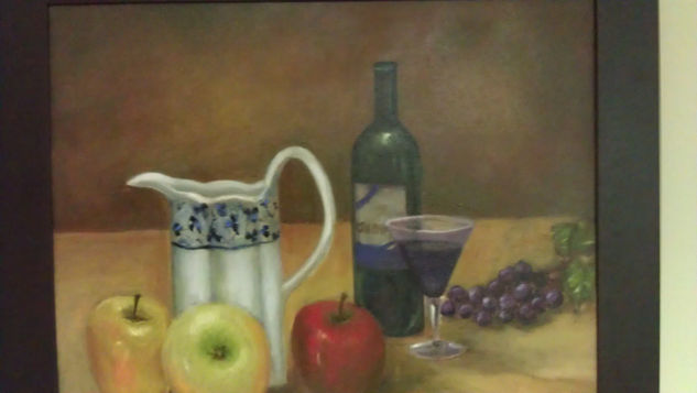 bodegon con porcelana Oil Canvas Still Life Paintings