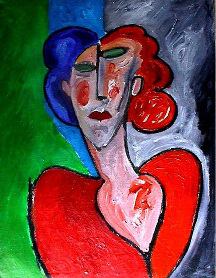 TRAVESTIDO Oil Canvas Figure Painting