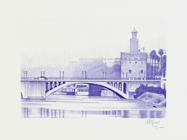 Niebla sobre el puente de San Telmo (Sevilla) Otros