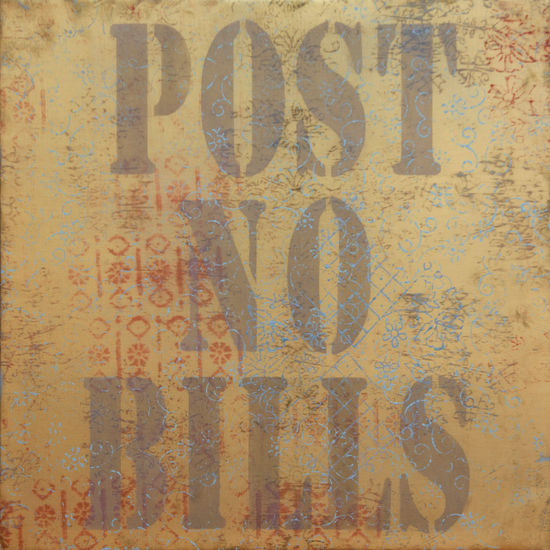 Post no bills Oil Canvas Others