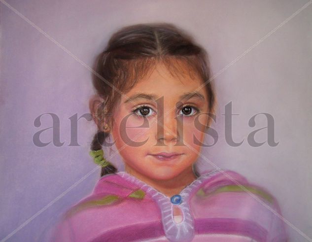 Alba Pastel Paper Portrait