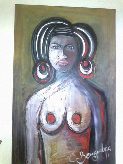 cubana Oil Canvas Figure Painting