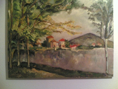 La montaña Oil Canvas Landscaping