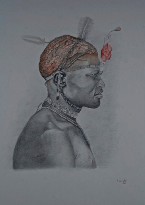 Guerrero Masai engalanado