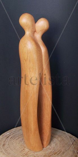 Beso I Madera Figurativa