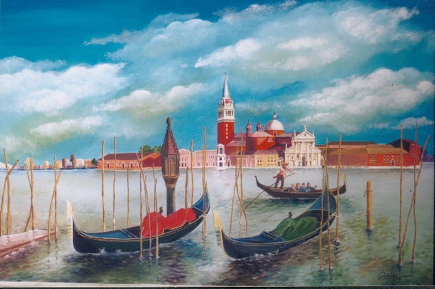 Venecia Óleo Lienzo Paisaje