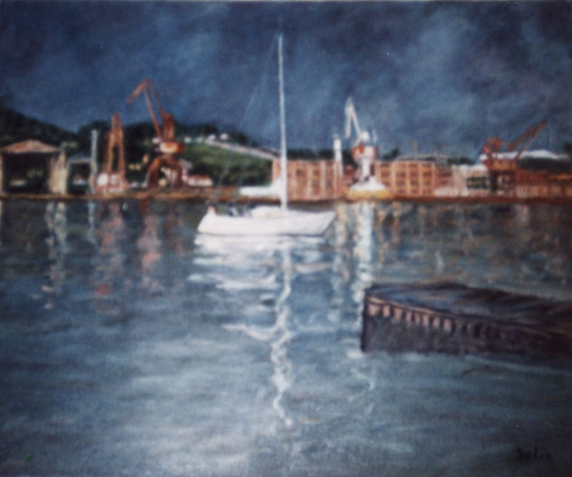 El muelle Oil Canvas Landscaping