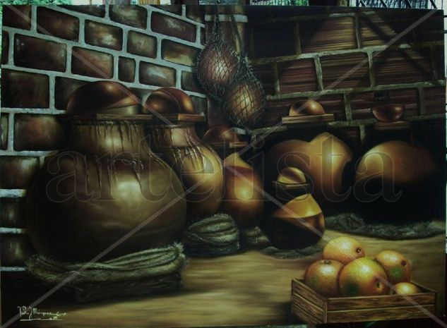 Guarapera Santandereana Oil Canvas Still Life Paintings