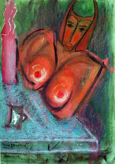 LA ESPERA Acrylic Others Figure Painting