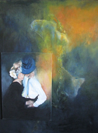 tango Oil Canvas Figure Painting