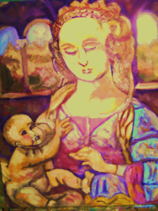 VIRGEN DEL CLAVEL DE LEONARDO