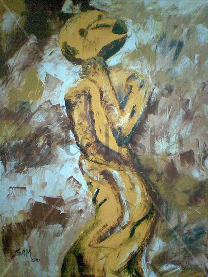 Mundo interno Oil Canvas Figure Painting