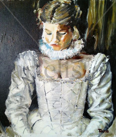 Princess Oil Canvas Portrait