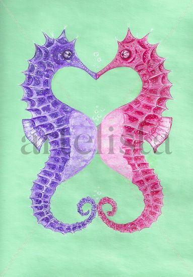 "Eterno Amor" Acrylic Card Animals