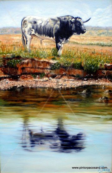 EL REFLEJO DE LA BRAVURA Oil Canvas Landscaping