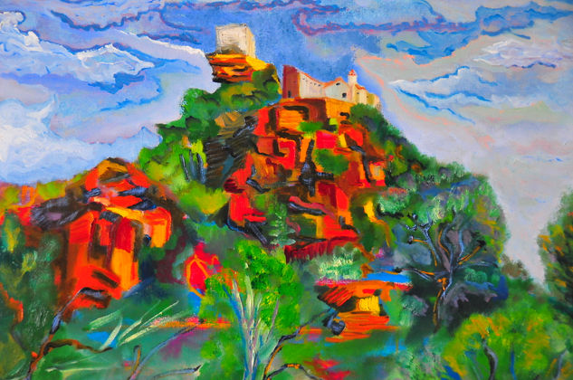 La Santa Ermita Oil Canvas Landscaping