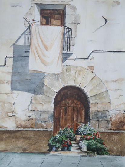 puerta I Watercolour Card Landscaping