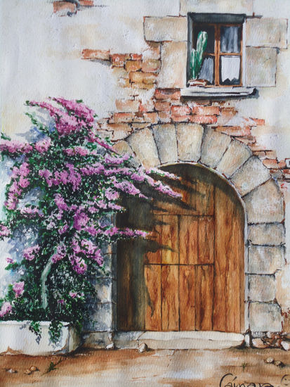 Puerta II Watercolour Card Landscaping