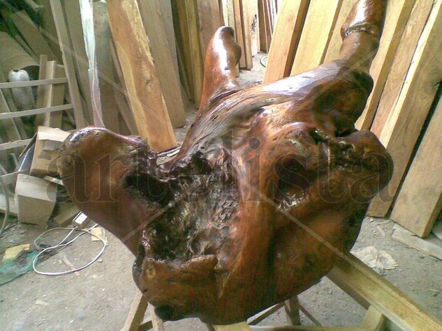 La mano de becho Madera Figurativa