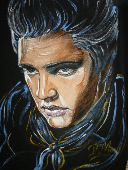 elvis presley Oil Canvas Portrait