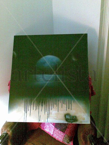 paisaje lunar Acrylic Canvas Landscaping