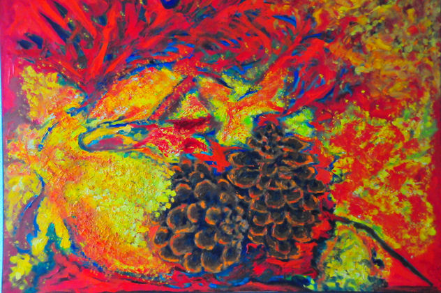 Composición en rojos
