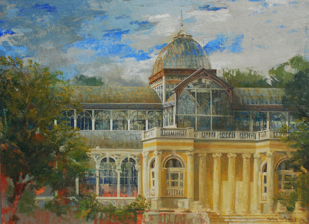 palacio de cristal Oil Canvas Landscaping