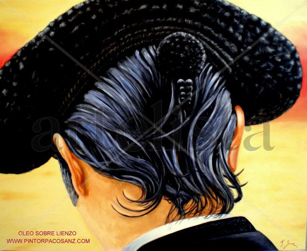 JAVIER CONDE(TORERO) Oil Canvas Portrait