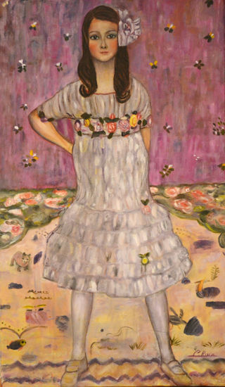 Reproducción de Klimt Óleo Lienzo Figura