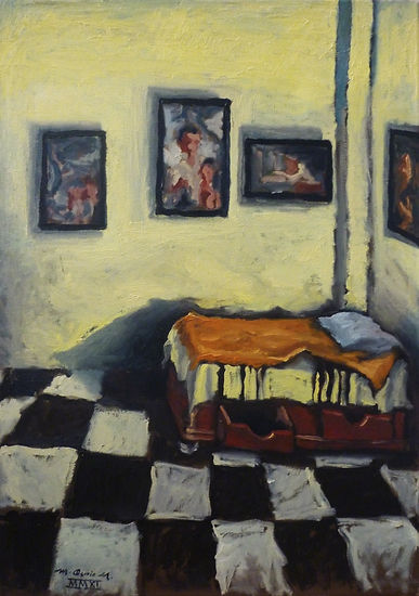 El cuarto del artista Oil Canvas Others