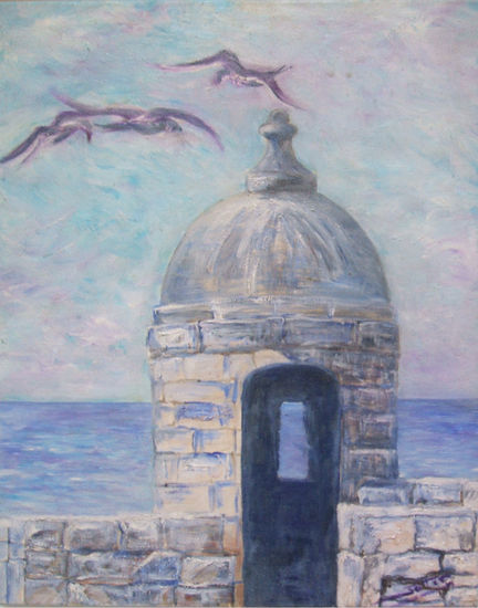 Mirador. Oil Canvas Marine Painting