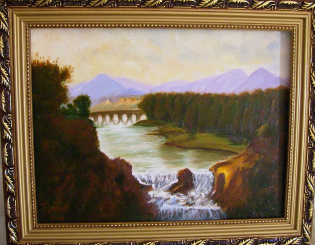 Paisatge idealitzat Oil Canvas Landscaping