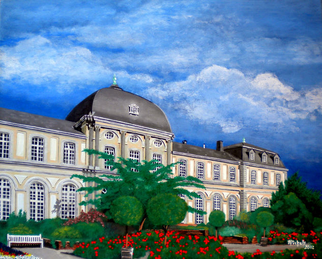 Poppelsdorfer Schloss Acrylic Canvas Landscaping