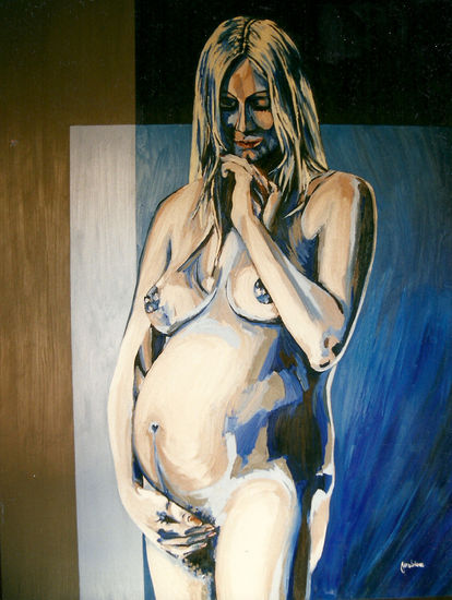 MATERNIDAD Oil Canvas Nude Paintings