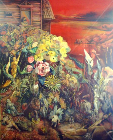 Il Giardino Diabolico Oil Canvas Landscaping