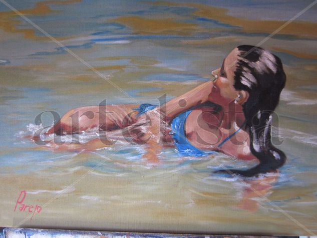 Lorena Oil Canvas Figure Painting