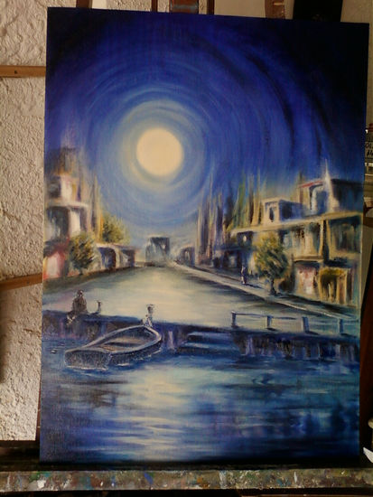 noche Oil Canvas Landscaping