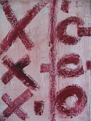 "Alfa, beta". Mixta sobre tela, 40 x 30 cm, 2007©Ezequiel Barakat Óleo Lienzo Paisaje