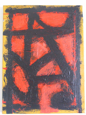 "Lazos", Mixta sobre tela. 30 x 40 cm. 2007©Ezequiel Barakat. Óleo Lienzo Paisaje