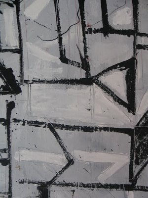 Paisaje Nro. 5, Mixta sobre tela, 80 x 80 cm, 2005