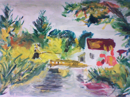 Paisaje , pescador...