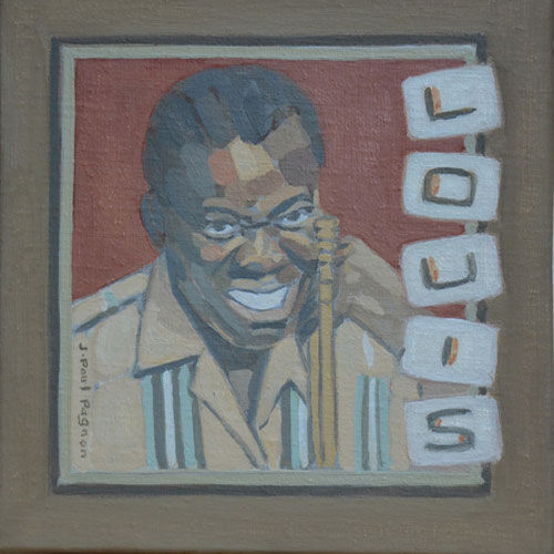 LOUIS Oil Canvas Portrait