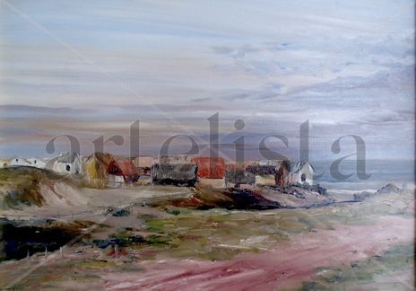 Paisaje en la costa